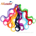 Colorful Ombre Curly Clip In Hairpieces For Volume